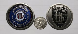 Policia De Puerto Rico Narcotics challange coin 3