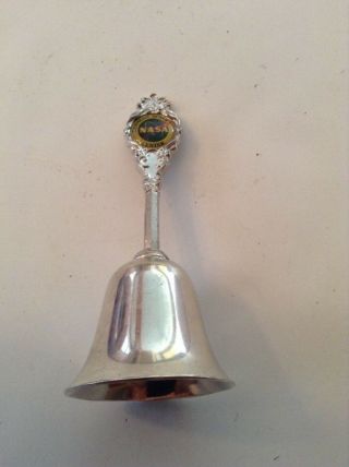 Nasa Kennedy Space Center Souvenir Cameo Bell Vintage Rare