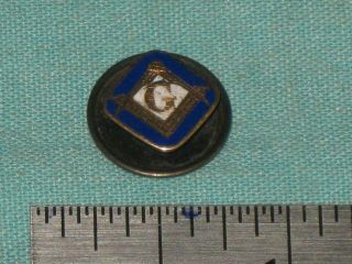 Old Vintage 14k Gold Masons Masonic Freemason Freemasonry Pin G Shape