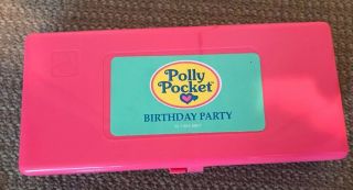 Polly Pocket Birthday Party Game Vintage 1994 Blue Bird Toys Mattel 441