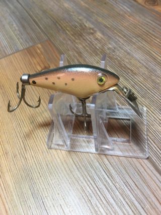 Vintage Fishing Lure Wood’s Mfg Spot Tail Tough Rainbow Trout Old Bait