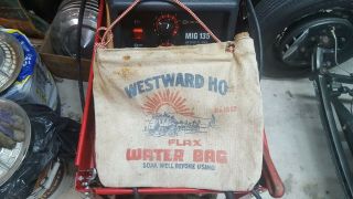 Westward Ho Antique Water Bag Flax Canvas