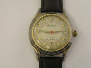Vintage Lucerne Watch Fancy Dial 1950 