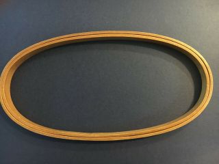 Antique Vintage Oval 9 1/4” Embroidery Hoop.  Wooden