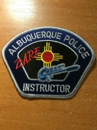 Albuquerque Patch Police Instructor D.  A.  R.  E.  Mexico Nm State