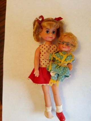 1965 Mattel Buffy And Mrs.  Beasley Dolls Incomplete