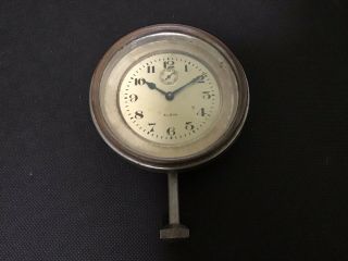 Antique Elgin Clock For Car 5” Estate Find