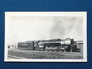 Union Pacific Railroad Engine Locomotive No.  820 Antique Photo