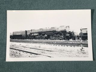 Union Pacific Railroad Engine Locomotive No.  4024 Antique Photo