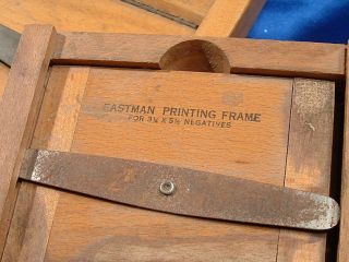 3 Antique Wooden Contact Frames 3