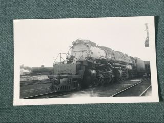 Union Pacific Railroad Engine Locomotive No.  X 4019 Antique Photo