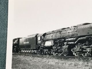 Union Pacific Railroad Engine Locomotive No.  3967 Antique Photo 3