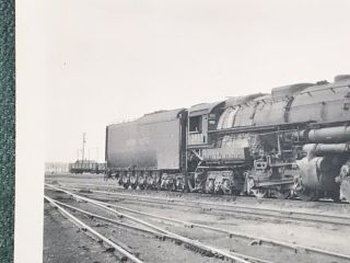 Union Pacific Railroad Engine Locomotive No.  X 3953 Antique Photo @ Cheyenne WY 3