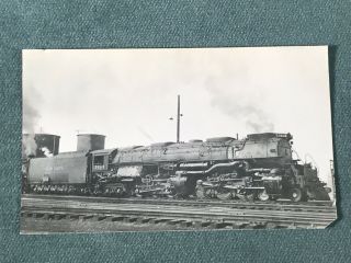 Union Pacific Railroad Engine Locomotive No.  X 3969 Antique Photo