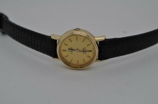 Vintage Omega Ladies Quartz Deville 10k Gold Filled Watch Parts
