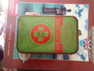 Vintage Boy Scouts First Aid Tin