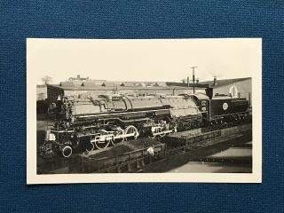 Spokane Portland & Seattle Railway Engine Locomotive No.  900 Antique Photo
