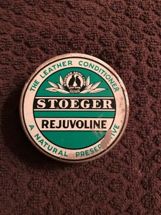 Vintage Full Stoeger Rejuvoline “the Leather Conditioner ”