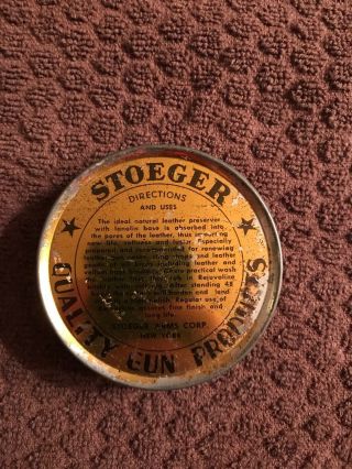 Vintage Full Stoeger Rejuvoline “The Leather Conditioner ” 4