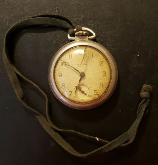 Vintage Westclox Scotty Pocket Watch Made In The Usa