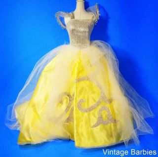Barbie Doll Rich Cinderella 872 Dress / Gown Vintage 1960 