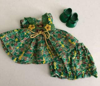 Vintage Vogue Ginny Doll 1954 Medford Tagged Dress From Tiny Miss Series