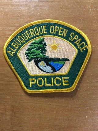 Albuquerque Patch Police Open Space - Yellow Border - Mexico Nm State