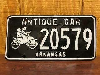 Vintage Arkansas Ar Antique Car License Plate Tag