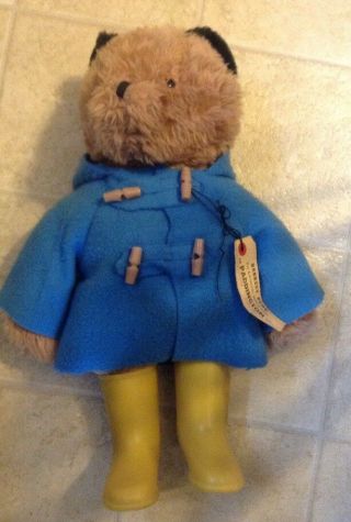 1975 Paddington Bear 20” Plush W/ Tags - Darkest Peru/ Eden Toys - Vintage