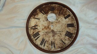 Antique Standard Electric Time Co Master Program School Clock Dial Oak Bezel