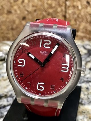 Vintage 48mm Swatch Watch Swiss Made Men’s Chronometer Watch Battery