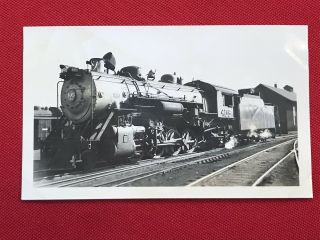 Antique Denver & Salt Lake Railway Railroad Engine Locomotive 408 Photo