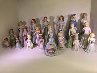Growing Up Girls By Enesco Complete Set 20 Piece Set Thru Bride Many