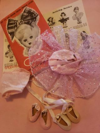 Vintage Tagged Ginger Doll Clothing Pink Ballerina Outfit 8 " Vogue Ginny