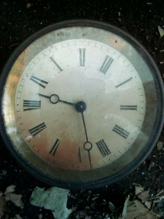 Vintage Clock Mechanical Movement.  Possibly French (spares Only)