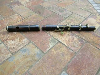 Antique Friedrich Schimmer Bohemia Wooden Dlp Flute
