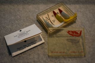 Vintage Rex Spoons Set Of 3 Weezel Bait Co.  Cinncinati Ohio