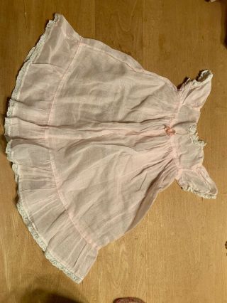 Vintage Sheer Pink Dress For A Vintage Doll