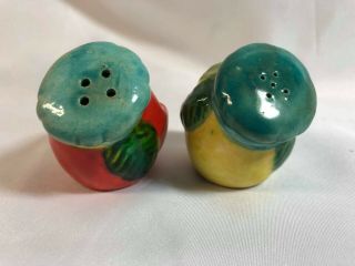 Vintage Vegetable Anthropomorphic Salt & Pepper Shakers with Faces 8
