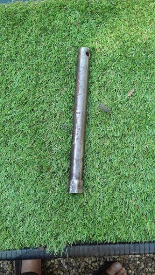 Antique/vintage Long Reach Spark Plug Box Spanner 7/16 W - 10 3/4 Long Tool Roll
