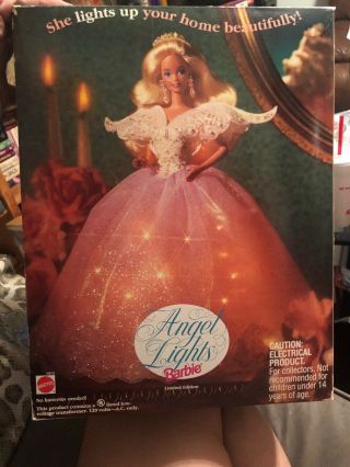 Angel Lights Barbie Tree Topper - Retired Out Of Production