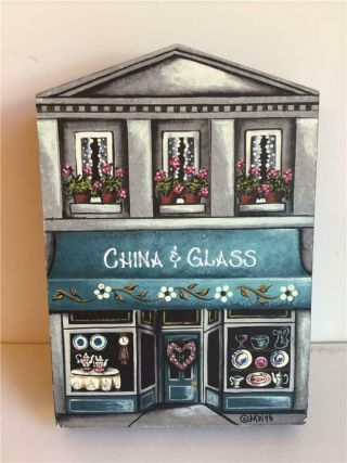 Brandywine Woodcrafts China & Glass Shop Store Building Wood Houses Wee Folk