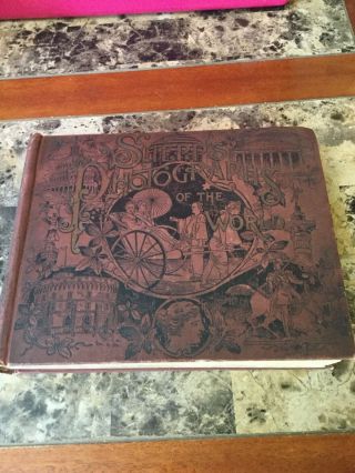 Antique 1892 Shepp’s Photographs Of The World Hardcover Book