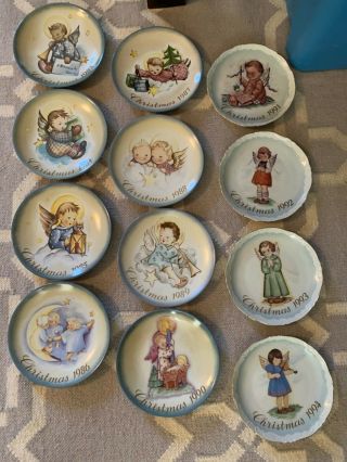 12 Hummel Christmas Plates 1983 To 1994