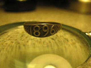 Bride Or Childs Sterling Ring 1896 Small Sized Delicate And Sweet Detailed