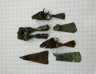 Viking Bronze Noisy Ducks Feet Pendant 9th - 10th Cent.  A.  D