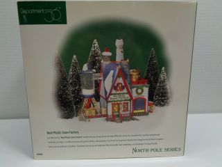 Dept 56 Real Plastic Snow Factory Christmas Lighted Village House 56403 Retired