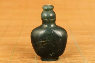 Chinese Old Jade Hand Carved Snuff Bottle Collectable