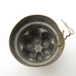 Vtg / Antique Mini Copper Jelly Mould Mold 2 1/8 