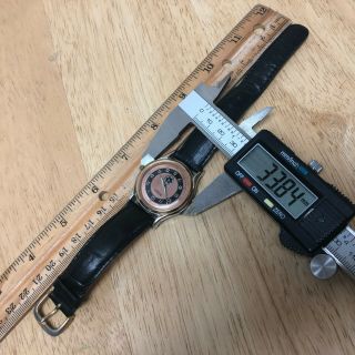 Authentic Vintage Fossil Mens Dual Tone Analog Quartz Watch Hours Battery 5